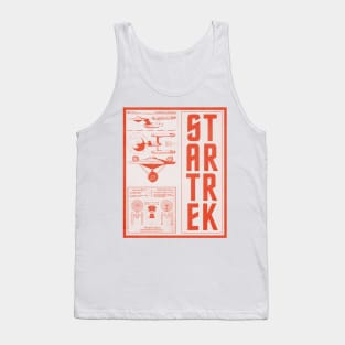 Spaceship Schematic Tank Top